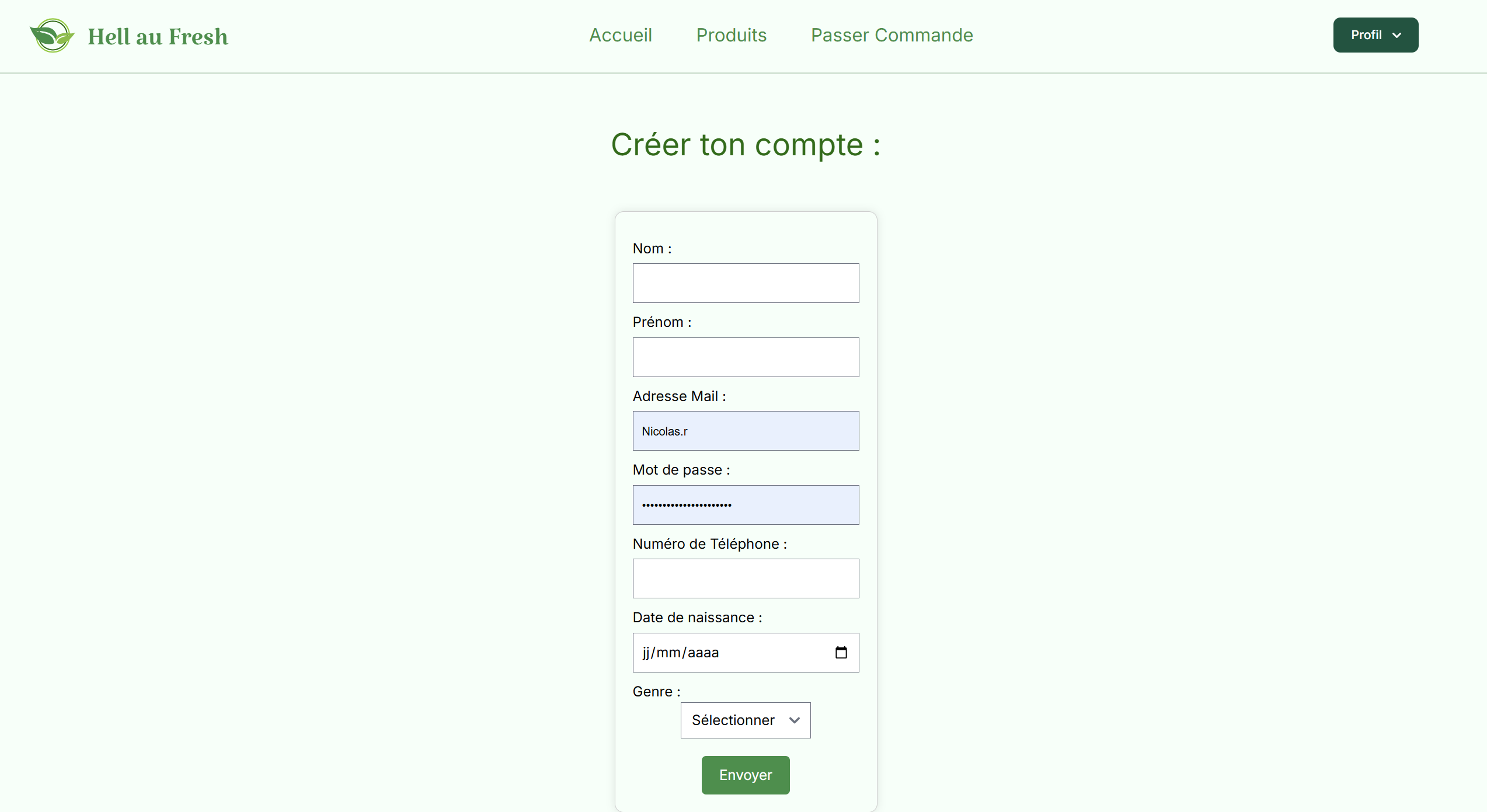 Projet Hell au Fresh