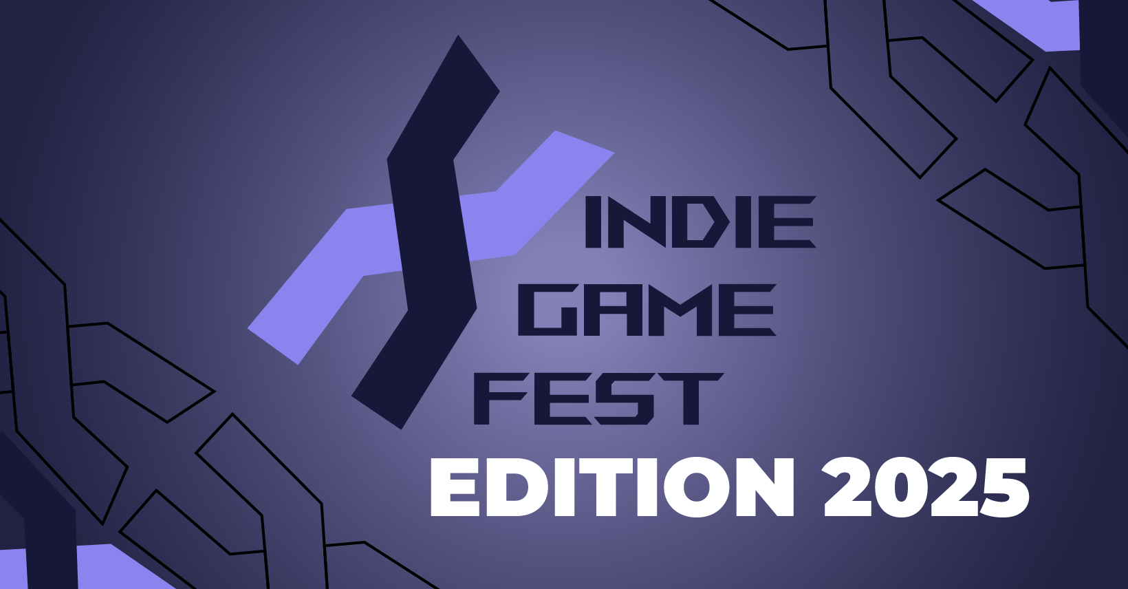 Bannière facebook du festival fictif du jeu vidéo indépendant Indie Game Fest