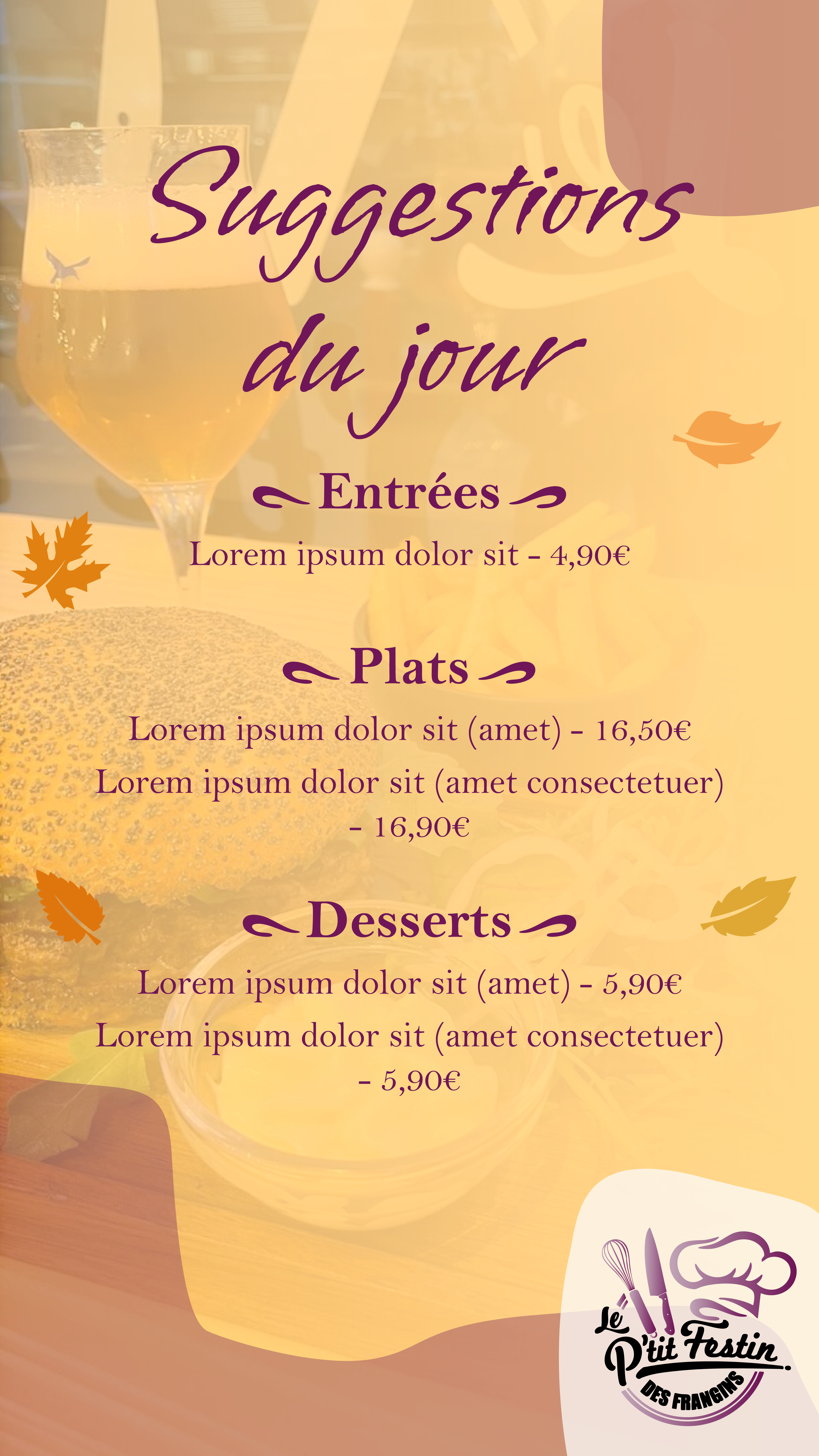 Template de story Instagram template automne