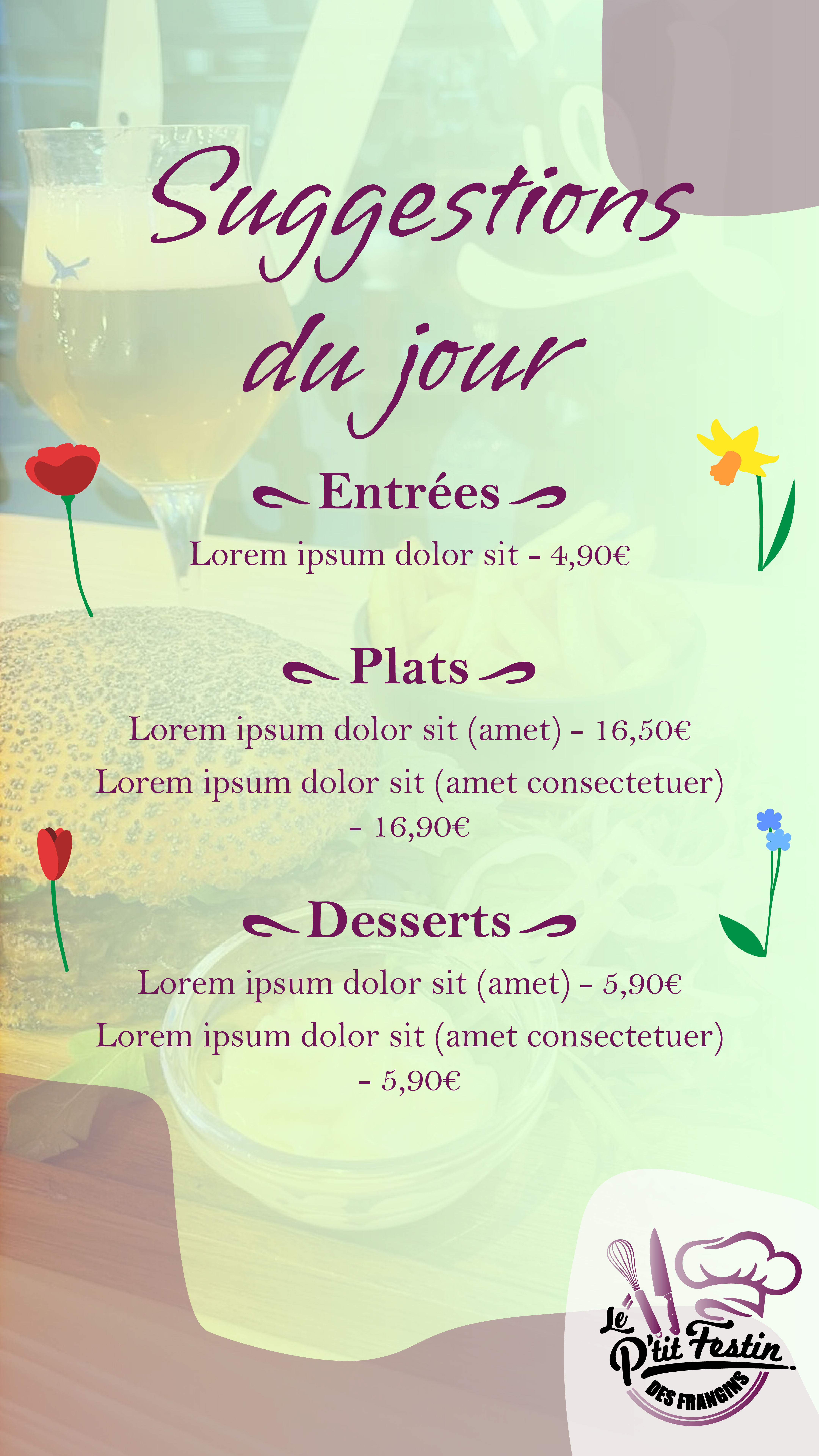 Template de story Instagram printemps